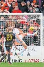  ?? ?? Mulgrew nets United’s second