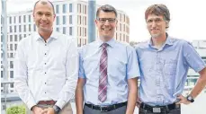  ?? FOTO: PRIVAT ?? Das neue Präsidium des WFV (von links): Hauptgesch­äftsführer Frank Thumm, WFV-Präsident Matthias Schöck und Ralf Gabriel.