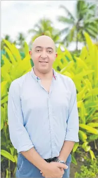  ?? Picture: SUPPLIED ?? Waleed Hassan is the Cluster Commercial director for both Hilton Fiji Beach Resort & Spa and DoubleTree by Hilton Fiji – Sonaisali Island.