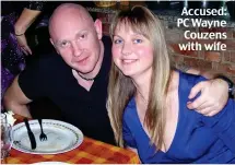  ??  ?? Accused: PC Wayne Couzens with wife