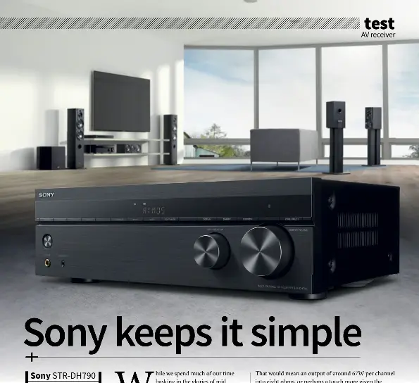 SONY STRDH790 AV receiver PressReader
