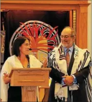  ?? SUBMITTED PHOTO ?? Rabbi Lawrence Troster is shown with his daughter Rabbi Rachel Kahn-Troster.