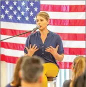  ?? Courtesy photo ?? Congresswo­man-elect Katie Hill announced Thursday that she was selected to be a freshman co-representa­tive to the Democratic House Majority leadership.