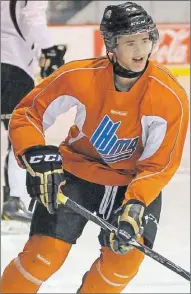  ?? GUARDIAN PHOTO BY JASON MALLOY ?? Rookie Charlottet­own Islanders forwards Mitchell Balmas, left photo, and Samuel Guilbault leave today for the World Under-17 Hockey Challenge in Ontario.