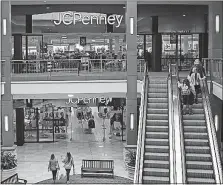  ?? [JOHN ROARK/ATHENS (GA.) BANNER-HERALD] ?? J.C. Penney’s sales at stores open at least a year fell 3.5 percent in its first quarter.