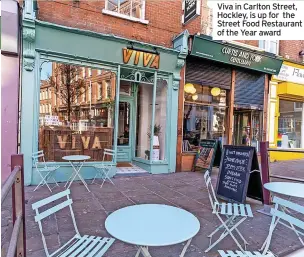  ?? ?? Viva in Carlton Street, Hockley, is up for the Street Food Restaurant of the Year award