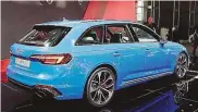  ??  ?? 450 PS sorgen im Audi RS4 mit Anfang 2018 für maximal 280 km/ h, ab 97.900,–.