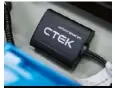  ??  ?? Clever CTEK unit allows you to keep tabs on your battery charge via a smartphone app.