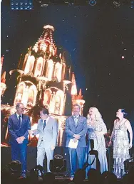  ?? Josué Saucedo ?? La noche de ayer en San Miguel de Allende se inauguró el Festival de CIne GIFF./Foto: