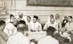  ?? LALIT GOPAL/HT ARCHIVE ?? Savarkar was the first political leader to set Independen­ce as India’s goal in 1900, which was accepted much later by the Congress in its Lahore session in 1929