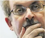  ?? BILD: SN/APA ?? Aufruf: Salman Rushdie.