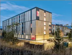  ?? ?? Photo contribute­d
UBCO’s new Skeena Residence has been awarded its Passive House certificat­ion by meeting the internatio­nally recognized high-performanc­e standard for energy-efficient buildings.