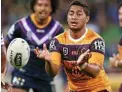  ?? Photo: Michael Dodge ?? UNDER PRESSURE: Anthony Milford of the Broncos.