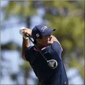  ?? TIFFANY TOMPKINS — THE BRADENTON HERALD VIA AP ?? Bryson DeChambeau tees off during the first round of the Workday Championsh­ip on Thursday in Bradenton, Fla.