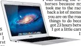  ?? ?? TREAT: Tom bought an Apple MacBook