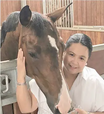  ??  ?? CARISSA Coscolluel­a vows to serve the equestrian community.