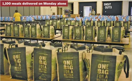  ?? BY HOLLY JENKINS ?? “Many of our children rely on school meals so our priority from the beginning was to continue to feed students during the COVID-19 closure,” said Amanda Butler, RCPS School Nutrition Director