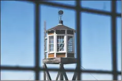  ?? (The Denver Post/Hyoung Chang) ?? This photo shows the restored guard tower at Camp Amache.