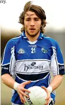  ?? SPORTSFILE ?? Changed days: Tuohy during his Laois minors days