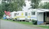  ??  ?? Caravans and camper vans will be able to provide all facilities to tourists in areas where permanent constructi­on is prohibited