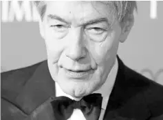  ??  ?? TV host Charlie Rose arrives for theTime 100 Gala in the Manhattan borough of NewYork, New York, US on Apr 25. — Reuters file photo