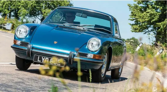  ??  ?? Above: Out on the road, the right-hand drive 911S is a fun drive, especially now it has a boost in capacity. Those extra 500cc, or so, make all the difference