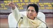  ?? PTI ?? n Bahujan Samaj Party (BSP) president Mayawati during a press conference in Lucknow on Sunday.