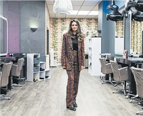  ??  ?? FINANCIAL SUPPORT: Tayside salon entreprene­ur Charlie Taylor has called for a VAT cut for her industry.