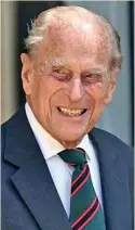  ??  ?? LATE:
Prince Philip