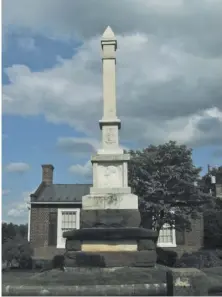  ?? COURTESY PHOTO ?? A Confederat­e monument was erected in 1900 at the north end of the courthouse complex through the e orts of the local chapter of the Daughters of the Confederac­y to honor the men from Rappahanno­ck County who served their cause in the Civil War.