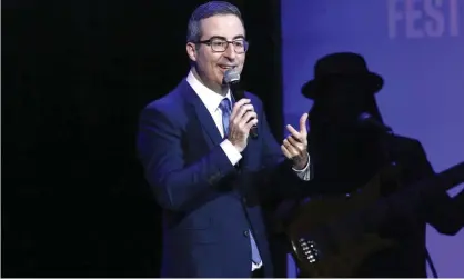  ?? Photograph: Greg Allen/Invision/AP ?? John Oliver’s first Danbury diatribe came on his 16 August show, in which he explored racial disparitie­s in the jury selection process.