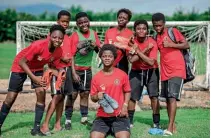  ??  ?? Ghana…pupils at the Right to Dream academy in Ghana