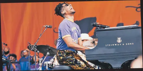  ?? Picture: OFFBEAT/NOÉ CUGNY/ OFFBEAT.COM ?? Jon Batiste at Jazz Fest 2023.