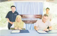  ?? ?? SEPAKAT: FPT UMS memeterai surat niat bersama Forest Solutions Malaysia Sdn. Bhd.