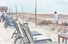  ??  ?? La Secretaría de Gobernació­n emitió la declarator­ia de desastre natural para 10 municipios de Quintana Roo afectados en mayo por la tormenta Alberto.