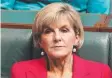  ??  ?? Julie Bishop