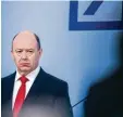  ?? Foto: Susann Prautsch, dpa ?? Wie solide sind die Investoren, auf die sich Deutsche Bank Chef John Cryan stützt?