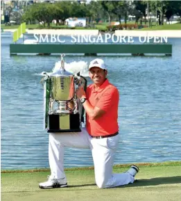  ??  ?? STROKE OF GENIUS Spanish golfer Sergio Garcia clinched top honours at the 2018 SMBC Singapore Open, and returns to defend his title this month