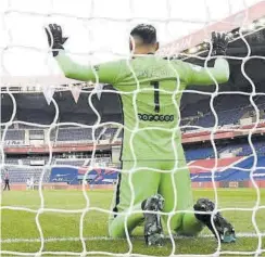  ?? //AFP ?? Keylor Navas reapareció ayer contra el Niza tras su lesión