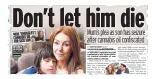 ??  ?? CAMPAIGN Daily Mirror on Billy’s plight