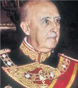  ??  ?? El dictador Francisco Franco en su apogeo.