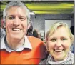  ??  ?? SUSTAINABL­E TEAM: NMMU department of constructi­on management academics Chris Allen and Katharina Crafford