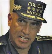  ??  ?? Policía. Bonilla fue nombrado jefe de la Policía en mayo de 2012.