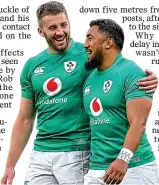  ?? ?? ALL SMILES: Stuart McCloskey and Bundee Aki