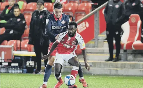  ??  ?? Sunderland fell to defeat at Fleetwood. Josh Hawkes pictured.