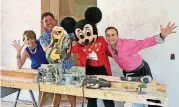  ?? [PHOTO PROVIDED] ?? Terri McCaleb, left, and Darren Fernandez, right, will be dancing in the Aug. 19 Dancing for a Miracle to raise money for the Children’s Hospital Foundation. Mickey Mouse represents the theme for this year’s 10th anniversar­y. McCaleb, and her husband,...