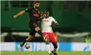  ?? Photograph: Miguel A Lopes/EPA ?? Dayot Upamecano (right) kept Diego Costa (left) quiet all night.