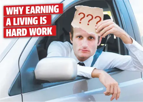  ??  ?? DRIVE TO SURVIVE: Longer commutes to work add to the struggle to find a balance between jobs and families.