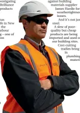  ??  ?? Auckland Council building inspector Jeff Fahrenson blames cost-cutting for the inspection­s failure rate.