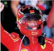  ?? AFP ?? CARLOS Sainz (pictured) and Ferrari teammate Charles Leclerc’s one-two in Australia trimmed Red Bull’s lead to four points in both the drivers and constructo­rs’ title races. |